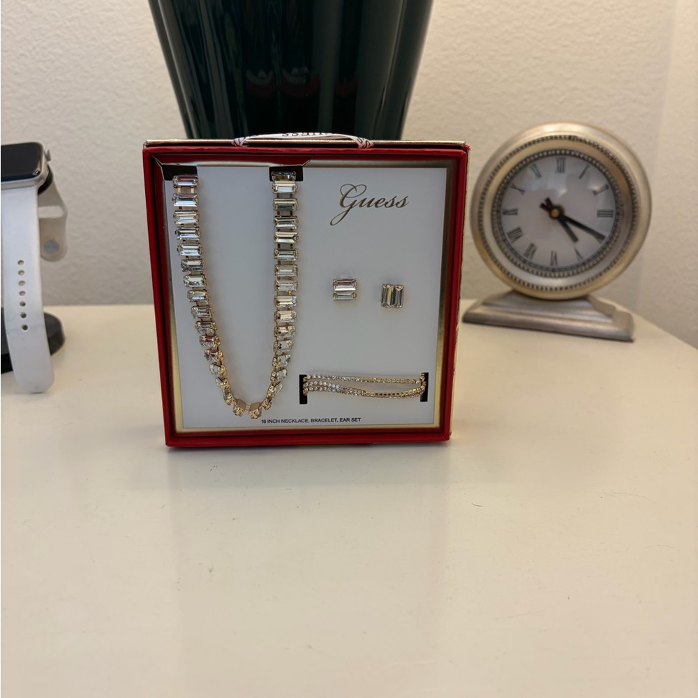 Guess jewelry collection from Macy’s sold at Christmas. Beautiful.